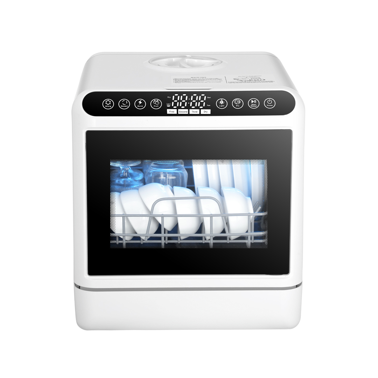 Smart Home Ac - Vaatwasser, 220V UK-stekker, grote capaciteit, 2-in-1