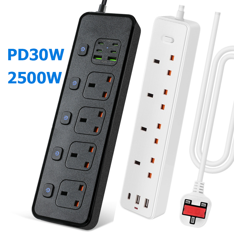 Smart Power Strip - Stekkerdoos Elektrisch stopcontact UK MY SG