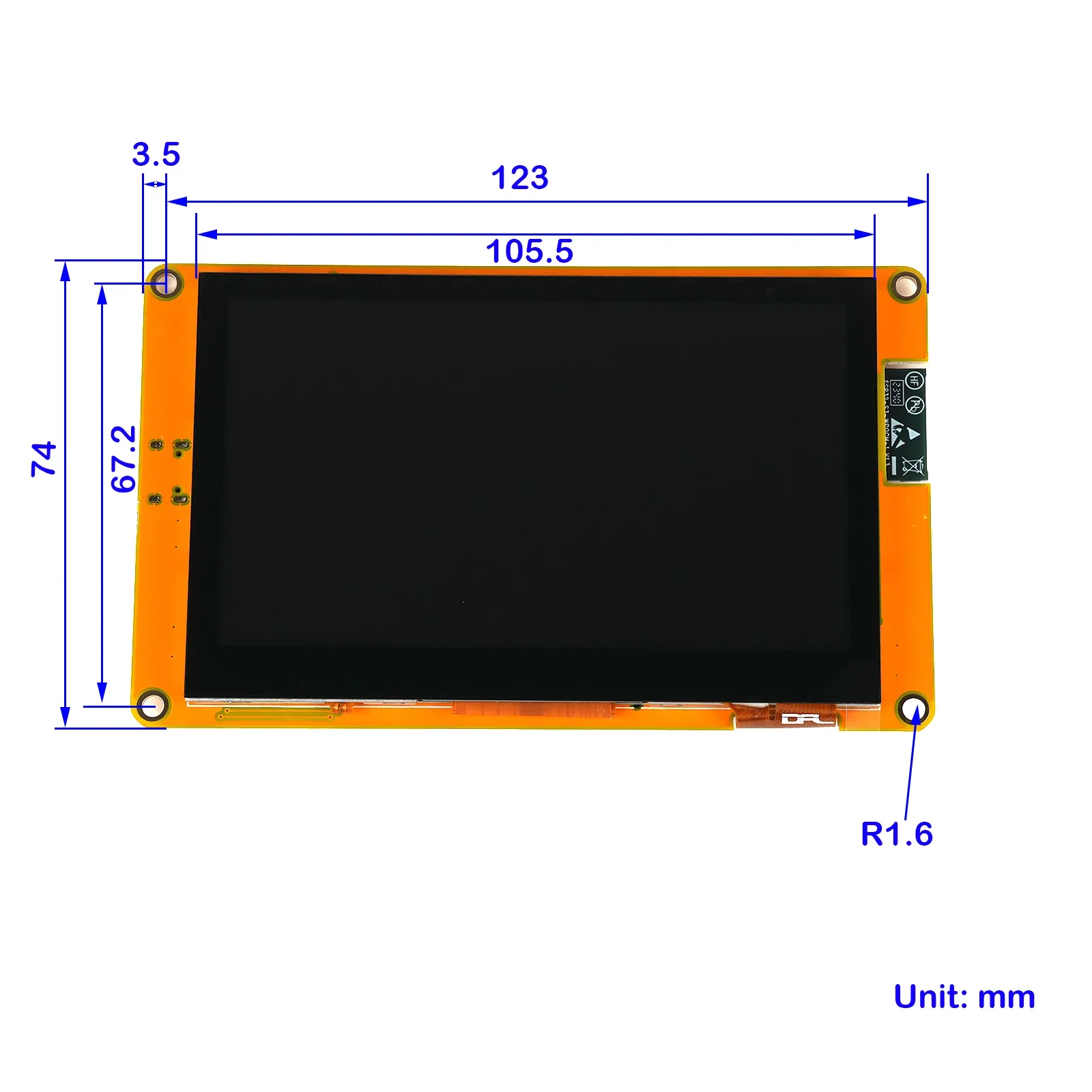Smart Home Arduino - ESP32-4827S043C 4,3 inch slimme LCD-displaymodule capacitief