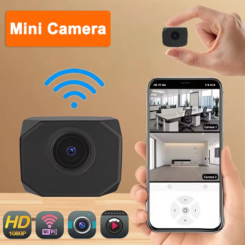 Smart Home Security - 4K HD WiFi-beveiligingscamera voor thuis Mini
