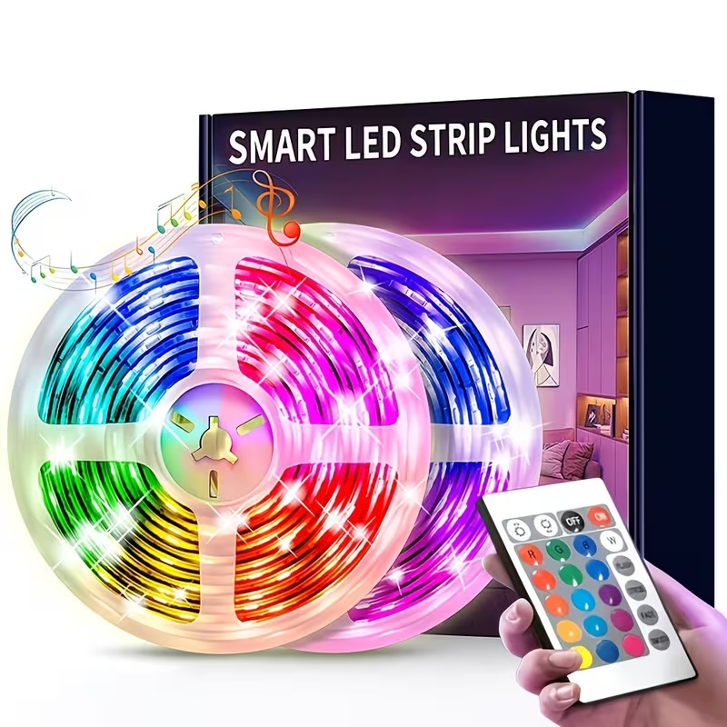 Smart Power Strip - Slimme RGB LED-stripverlichting met app &