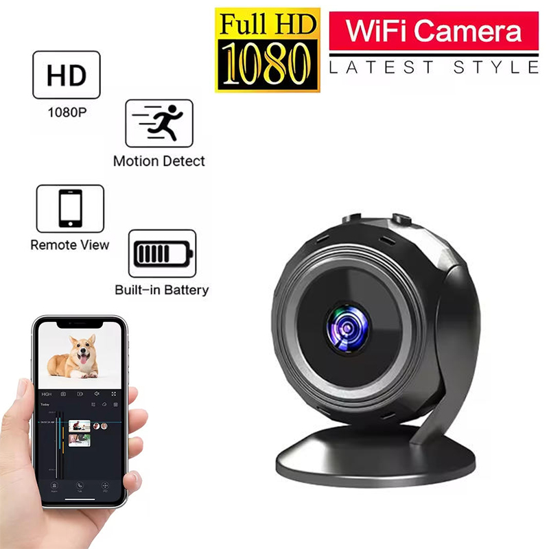 Smart Home Kamera - Mini wifi-camera 360° ° Gedraaide Espia