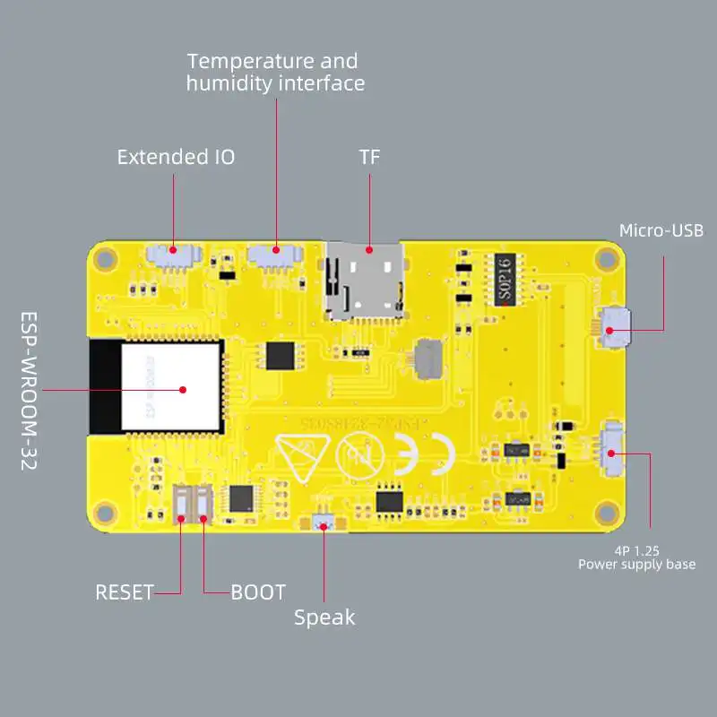 Smart Home Arduino - ESP32-3248S035 3,5 inch slimme LCD-displaymodule 320x480