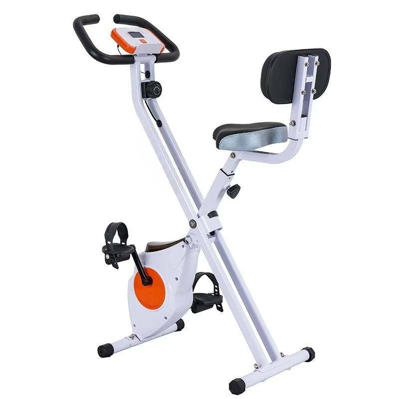 Smart Home Gym - Slim opvouwbare fitnessfiets met 8-traps weerstand