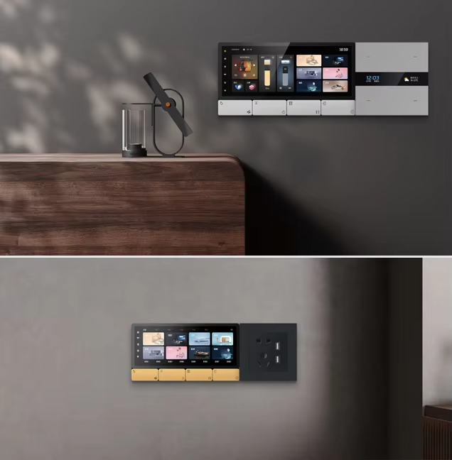 Smart Home Tuya - F5 Tuya UK Touchscreen Muziekspeler Host