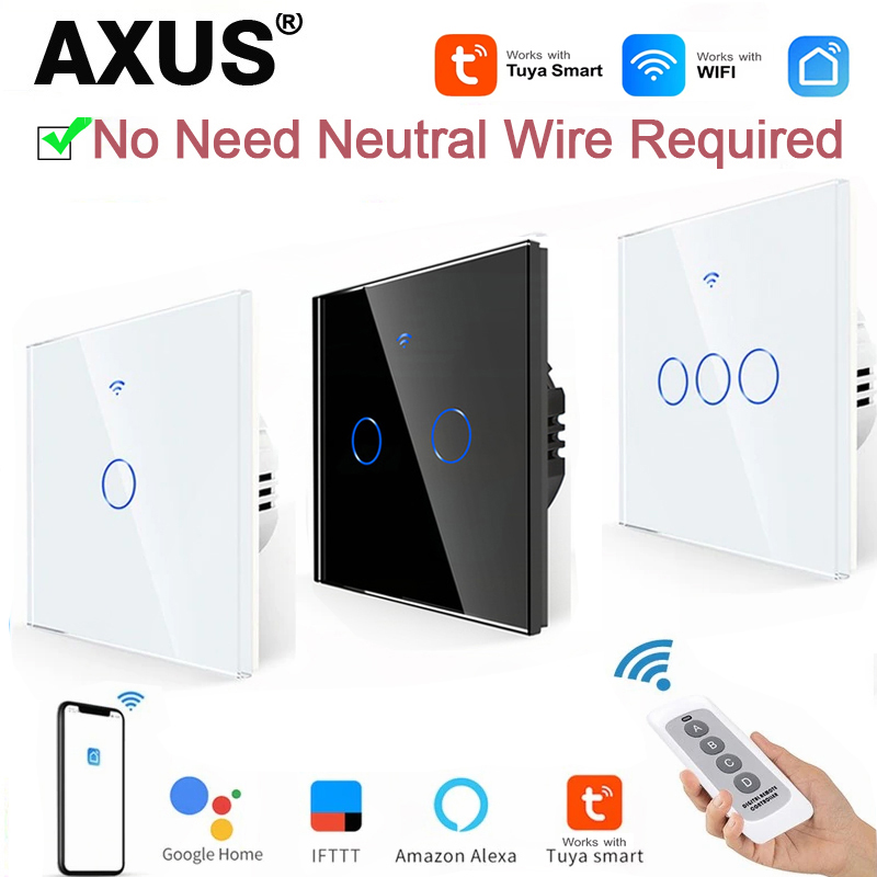 Smart Home Button - AXUS EU WiFi Slimme Lichtschakelaars Zonder
