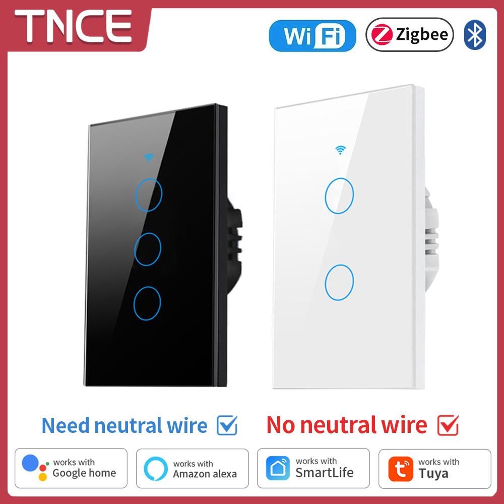Smart Home Button - Tnce Tuya Wifi/Zigbee Slimme Lichtschakelaar, Neutrale