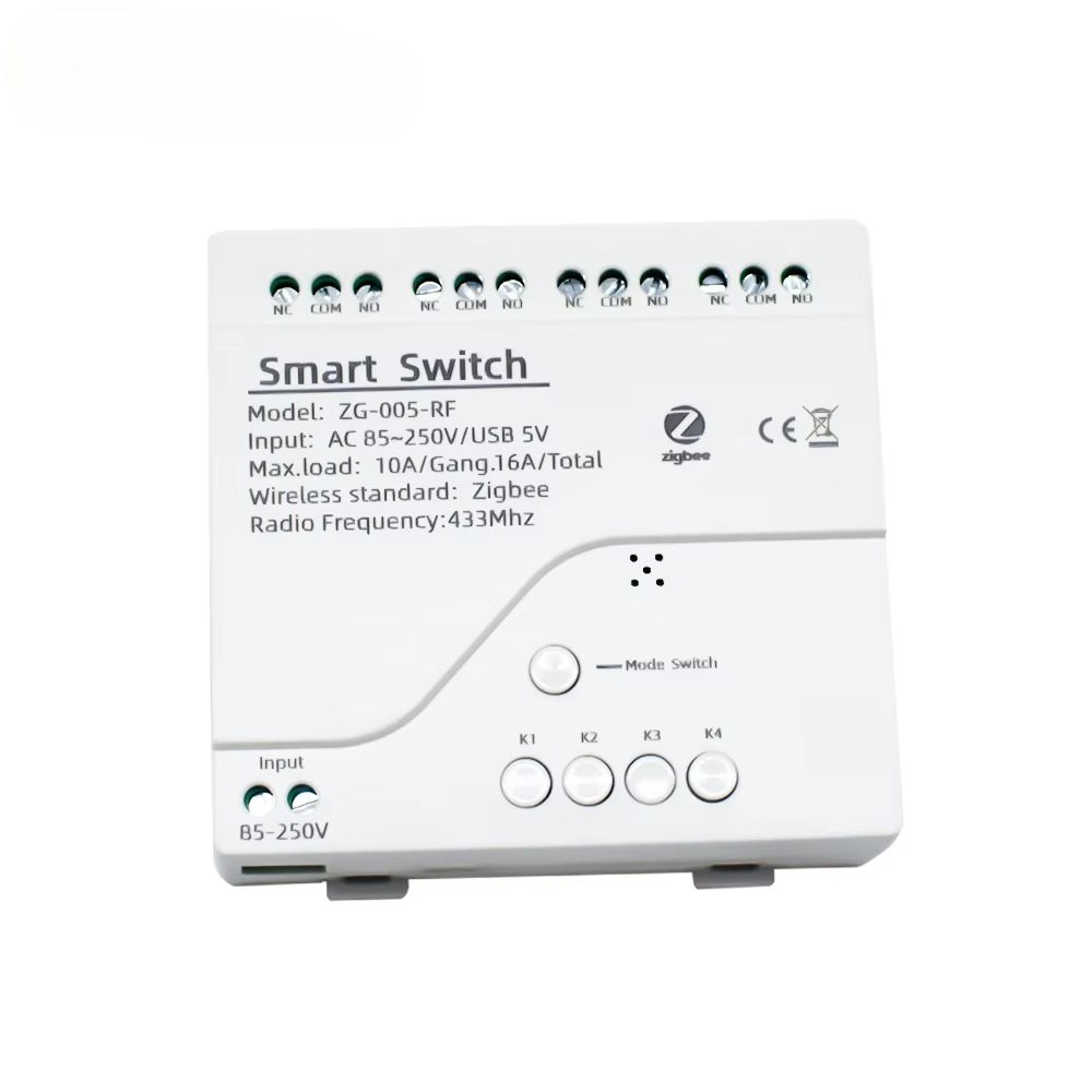Smart Home Ac - Tuya 4CH Zigbee Schakelrelaismodule USB 5V