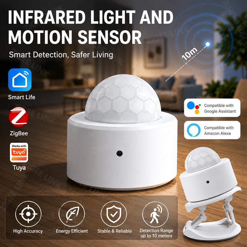 Smart Home Website - ZigBee 3.0 PIR-bewegingssensor Draadloos Smart Home-beveiligingsalarm