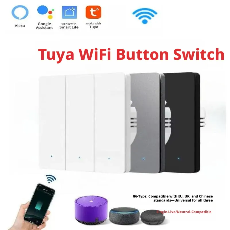 Smart Home Button - Tuya Smart Home Wifi Smart Button