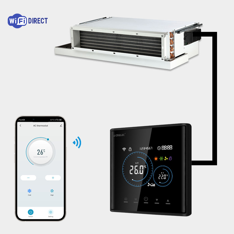 Smart Home Thermostat - Slimme Fan Coil Thermostaat HVAC WiFi