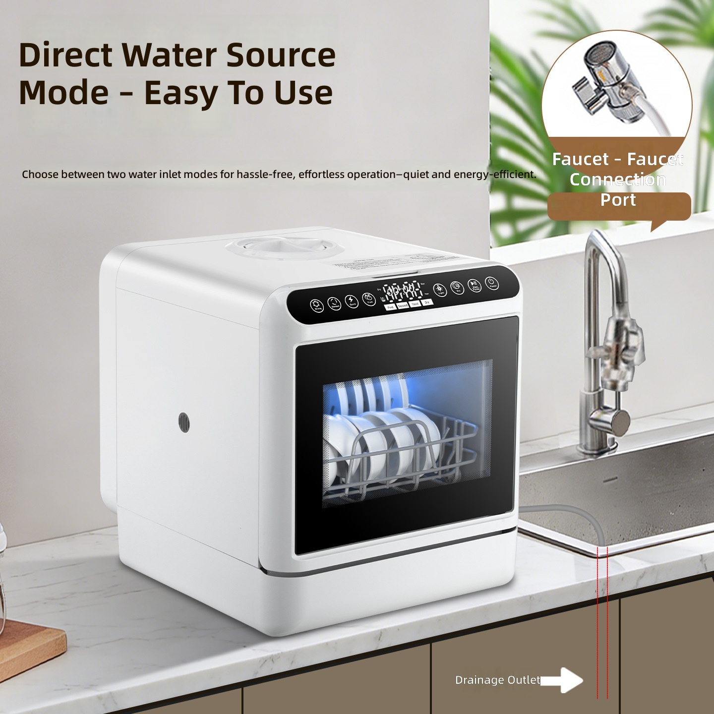 Vaatwasser, 220V UK-stekker, g - Smart Home Ac recensie en prijs