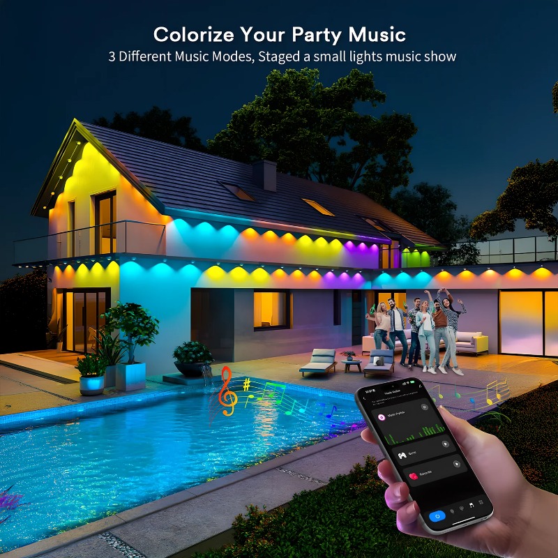 150FT 90LED Smart RGBIC Perman - Smart Home Yellow recensie en prijs