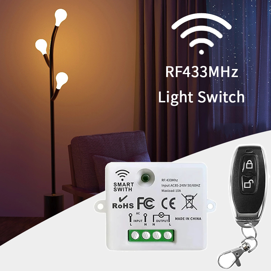 RF 433MHz Draadloze Afstandsbe - Smart Home Button recensie en prijs