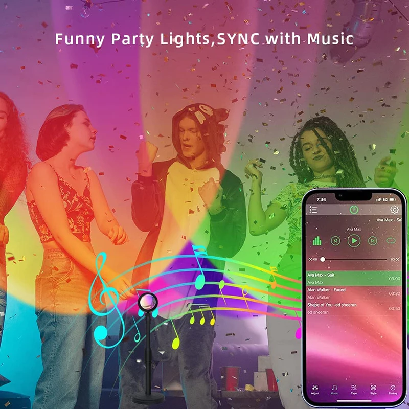 Slimme Led Zonsonderganglamp K - Smart Home Room recensie en prijs