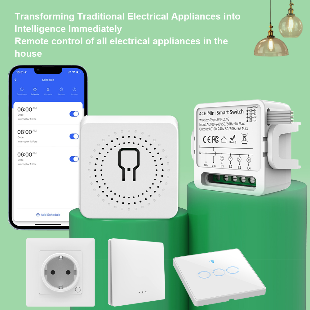 Tuya WiFi Smart Switch 1/2/3/4 - Smart Home Button recensie en prijs
