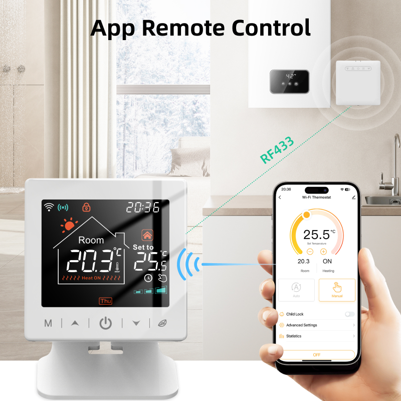 Smart home Wifi thermostaat tu - Smart Home Thermostat recensie en prijs
