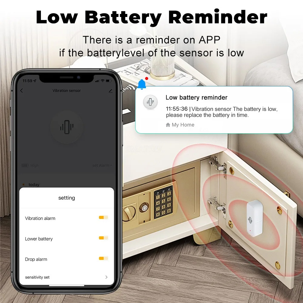 Slimme trillingssensor ZigBee- - Zigbee Motion Sensor recensie en prijs