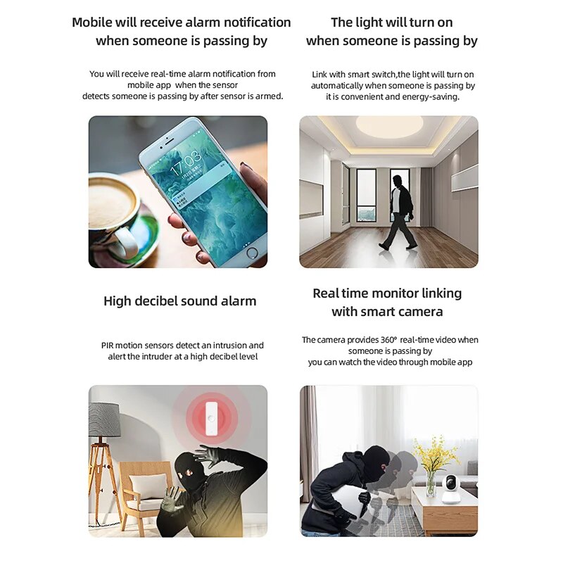 Tuya WiFi Zigbee PIR Bewegings - Smart Home Security recensie en prijs