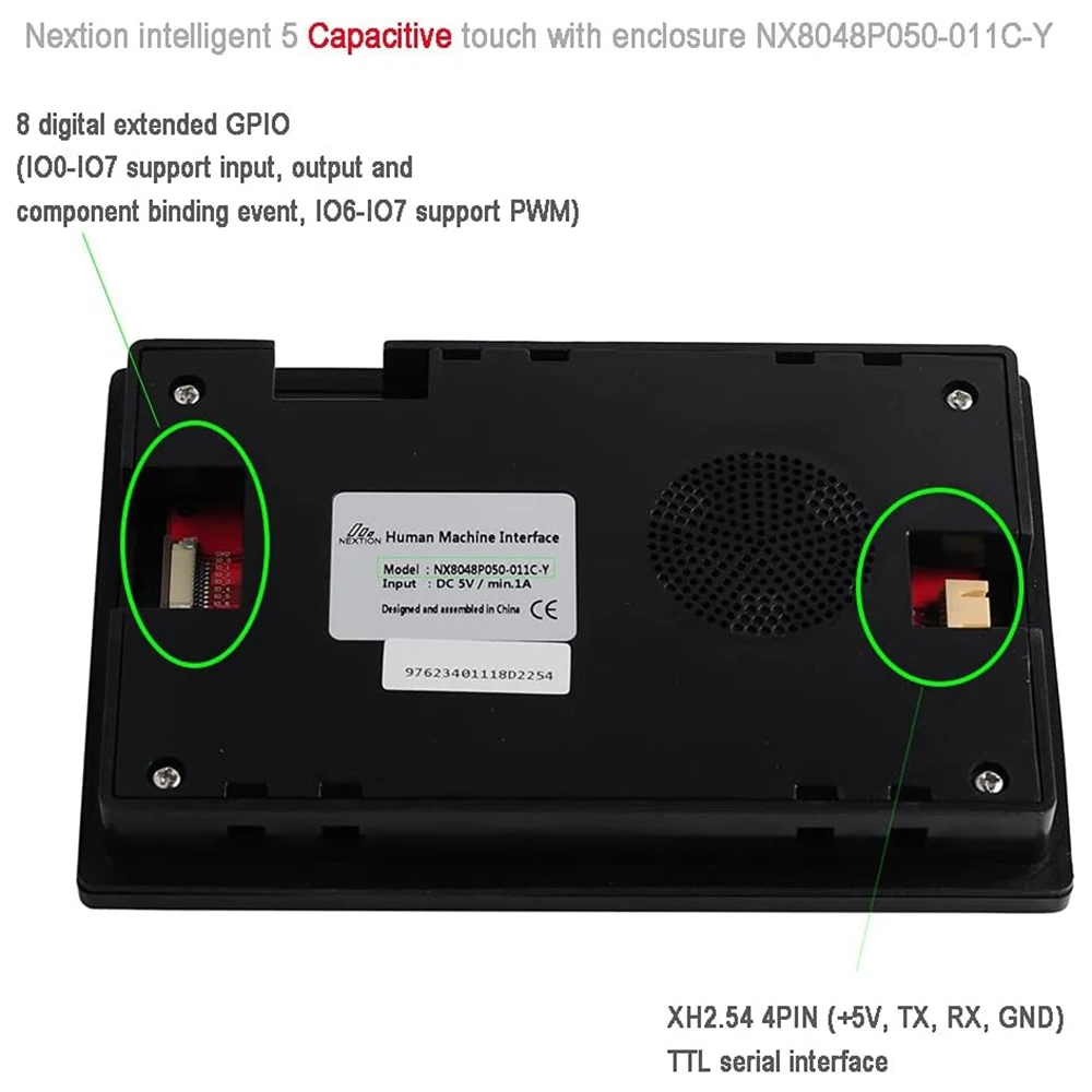 NX8048P050-011C-Y 5.0 inch HMI - Smart Home Arduino recensie en prijs