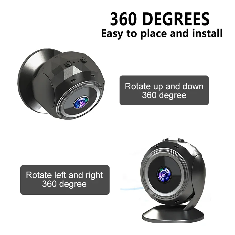 Mini wifi-camera 360° °   Gedr - Smart Home Kamera recensie en prijs