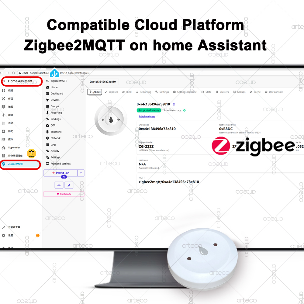 Tuya Smart Zigbee Watersensor  - Smart Home Website recensie en prijs