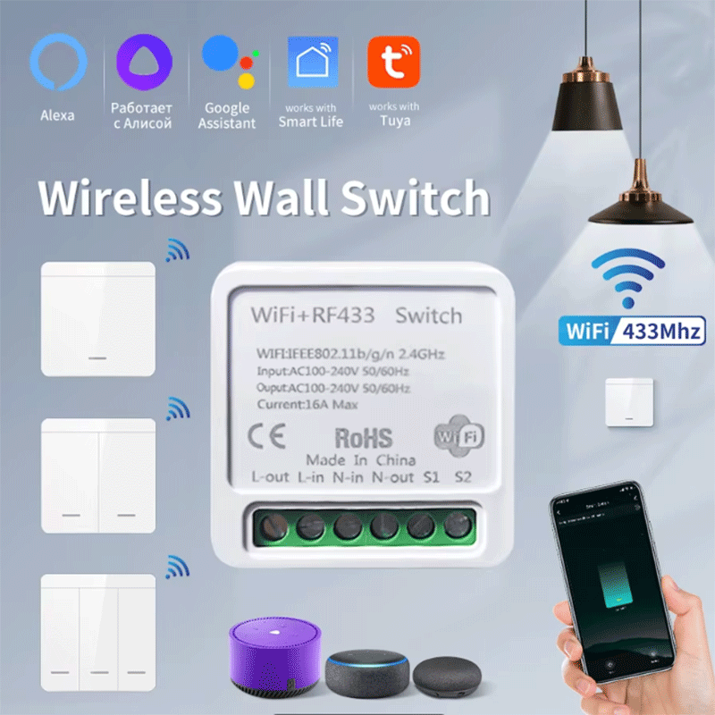 Tuya WiFi Slimme Lichtschakela - Smart Home Button recensie en prijs
