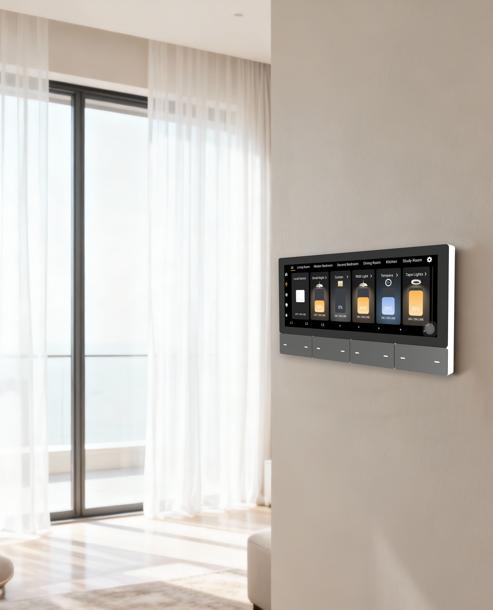F5 Tuya UK Touchscreen Muzieks - Smart Home Tuya recensie en prijs