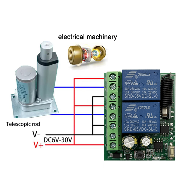 DC 12V 24V AC 220V RF433 2CH M - Curtain Motor recensie en prijs