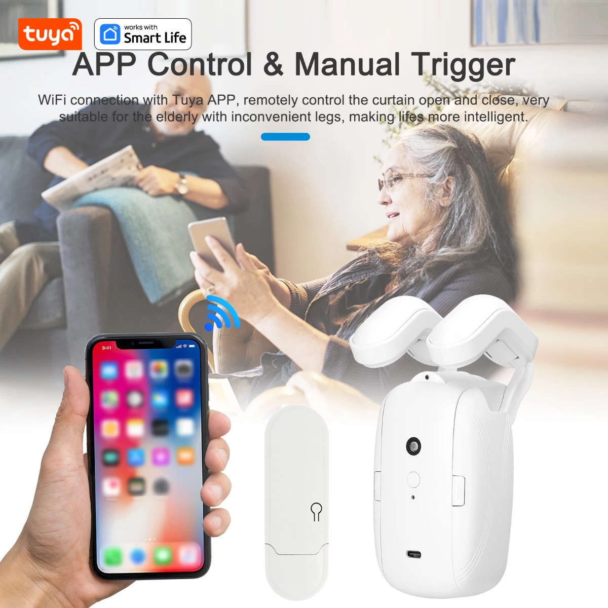 1/2 stuks Tuya Smart WiFi gord - Smart Home Website recensie en prijs