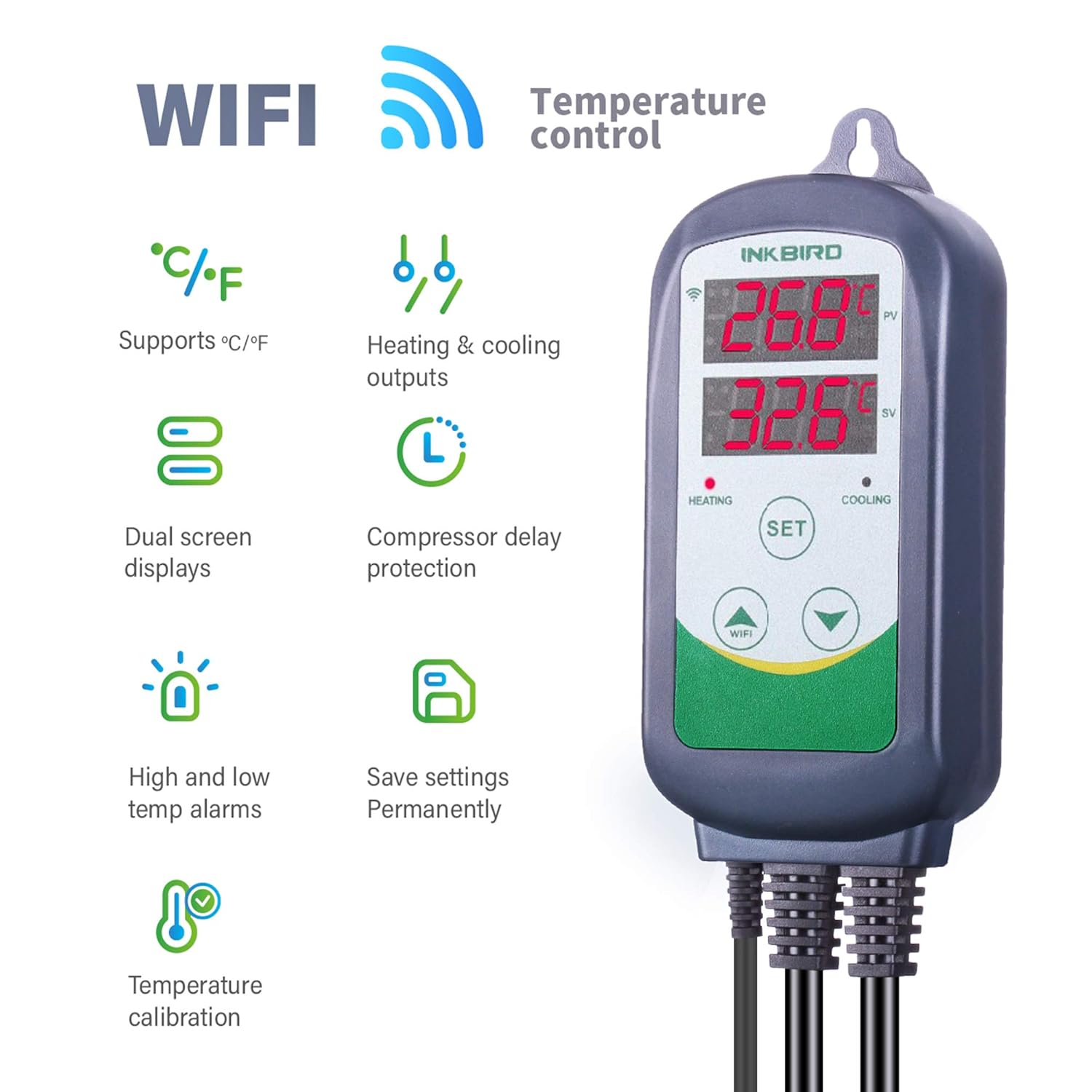 Inkbird ITC-308-WiFi Digitale  - Smart Home Thermostat recensie en prijs