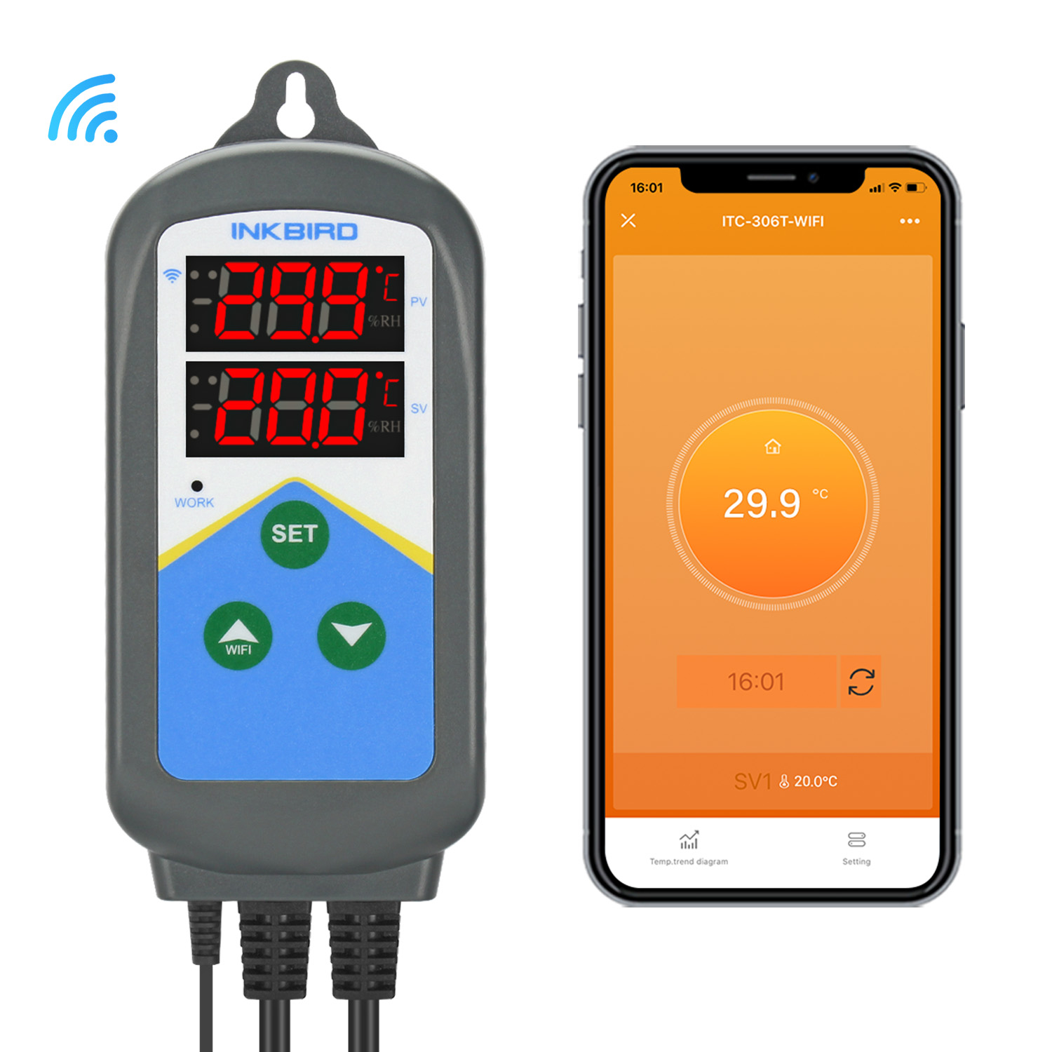 Inkbird Wifi Thermoregulator I - Smart Home Thermostat recensie en prijs