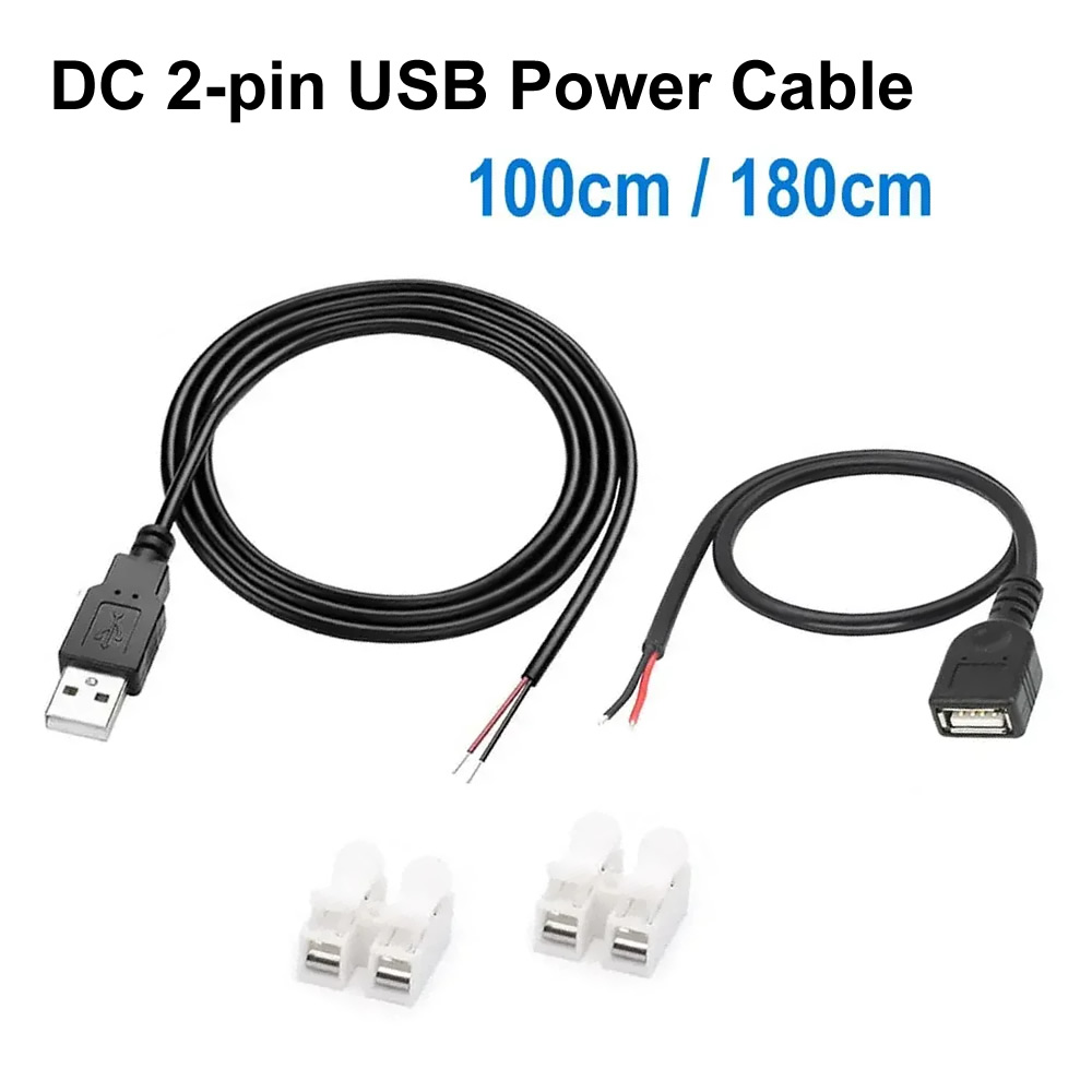 DC 2-pins USB-voedingskabel US - Smart Power Strip recensie en prijs