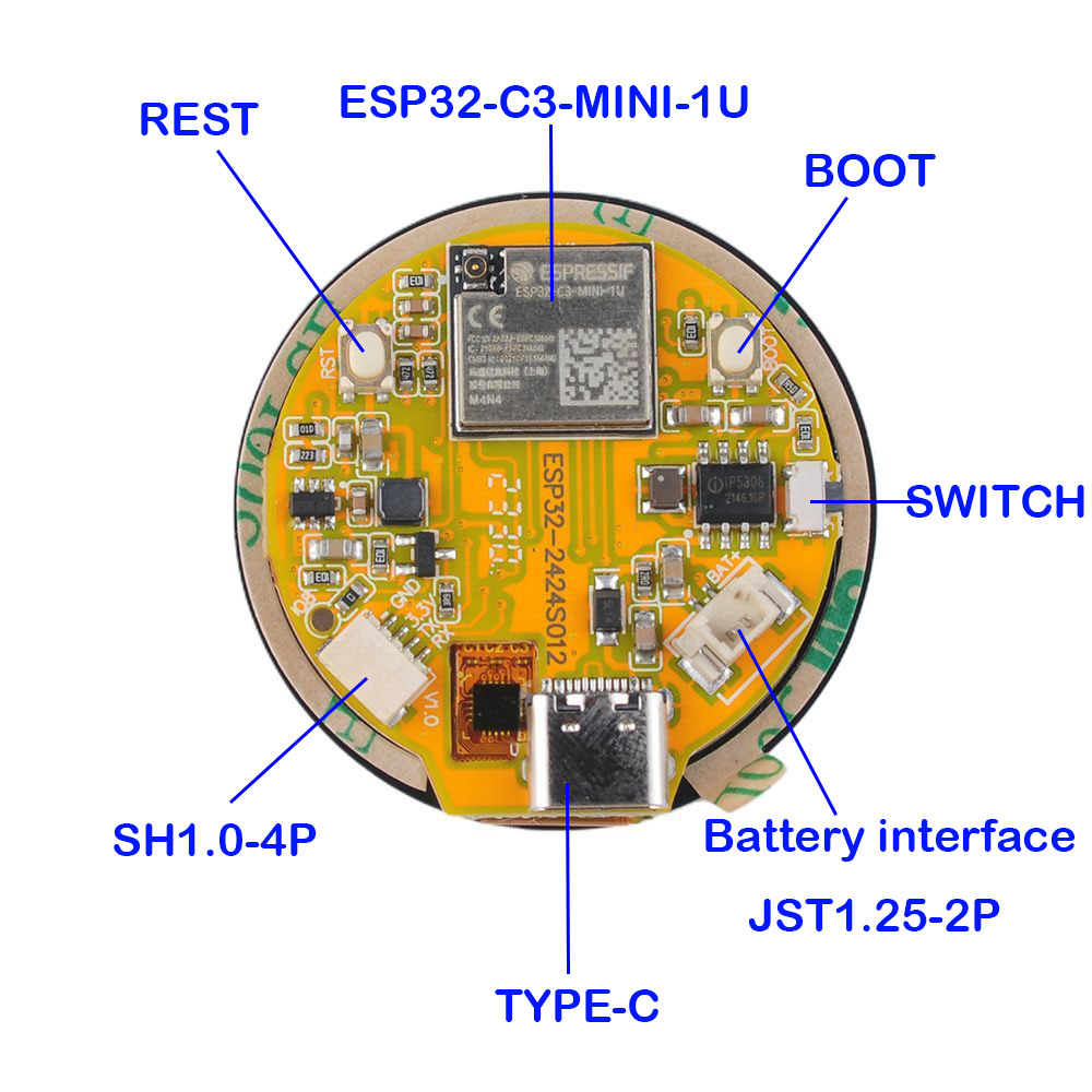 ESP32 Display 1,28 inch ESP32- - Smart Home Arduino recensie en prijs
