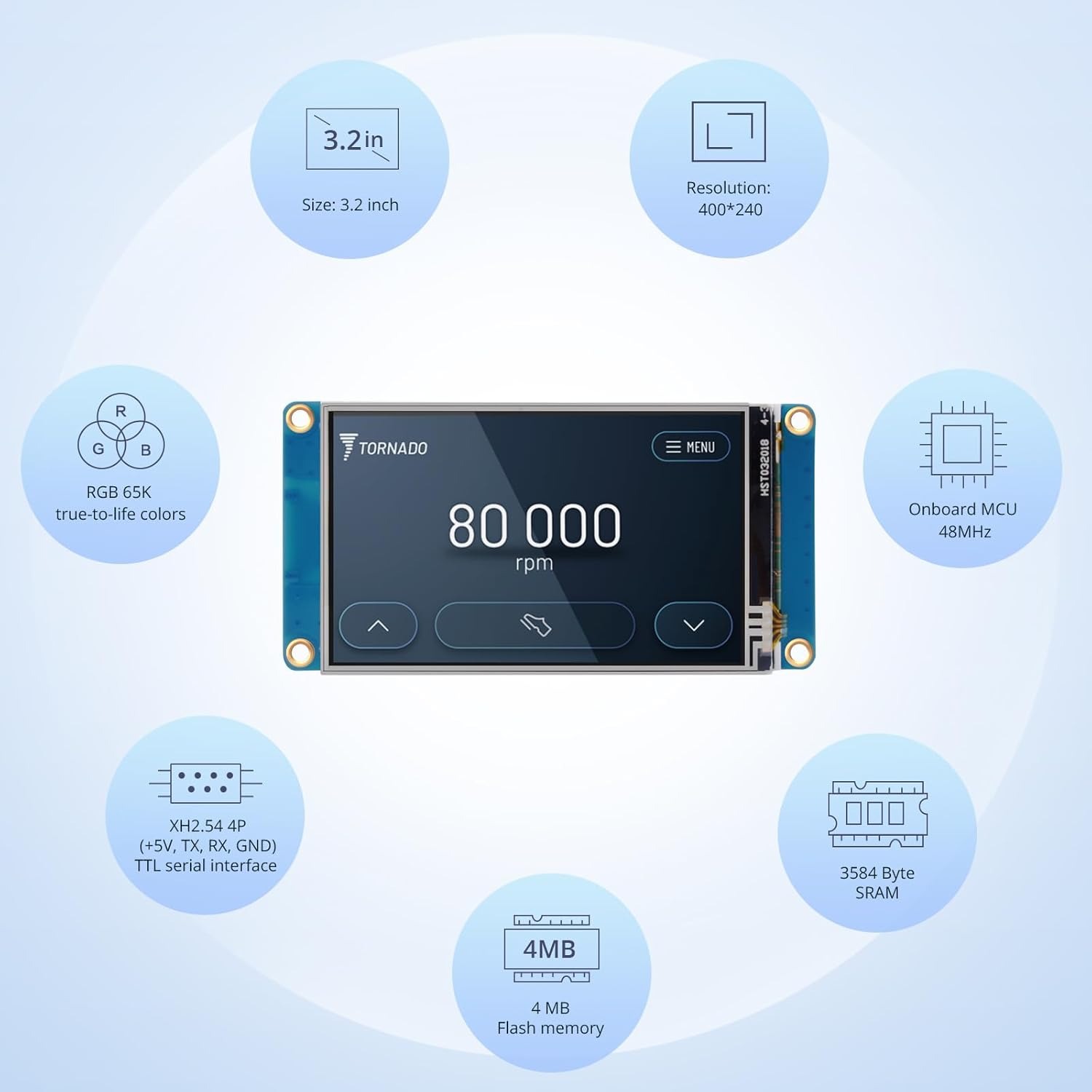 NX4024T032 UART HMI Smart LCD  - Smart Home Arduino recensie en prijs