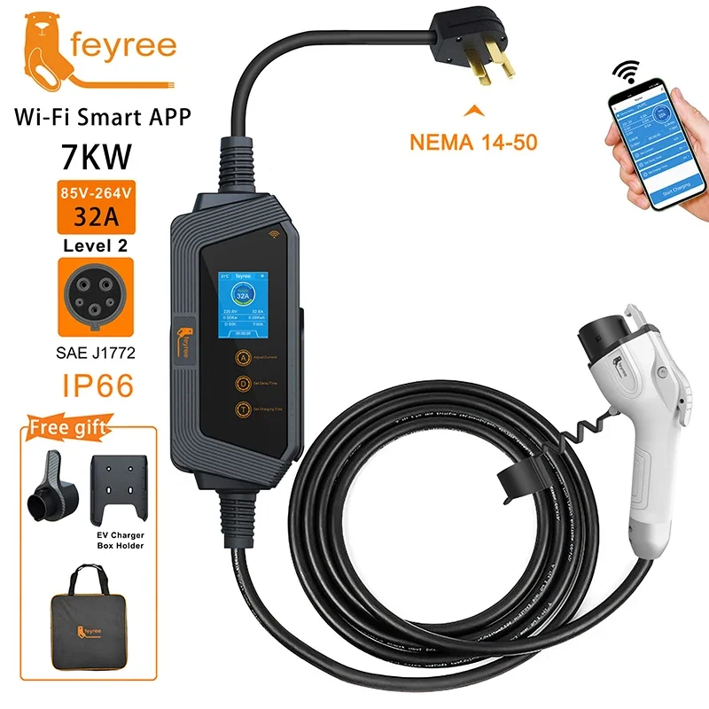 Feyree Type1 Draagbare EV-lade - Smart Home For Pc recensie en prijs
