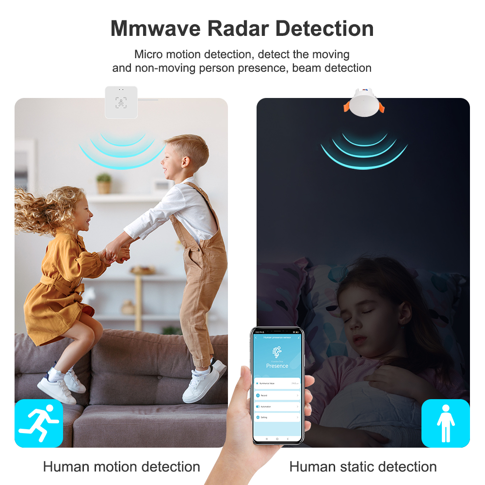ZigBee MmWave Radar Menselijke - Zigbee Motion Sensor recensie en prijs