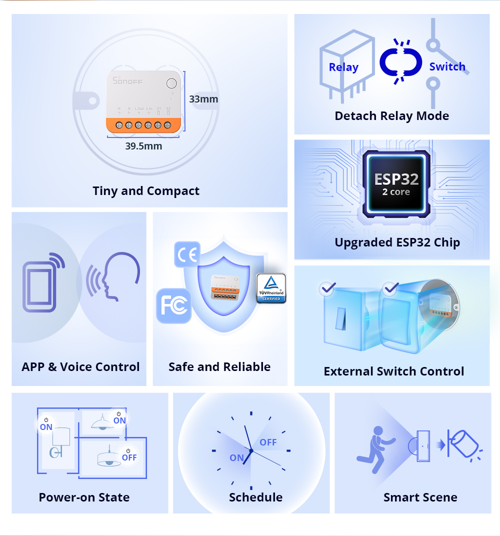 Sonoff Mini R4 Extreme Wifi Sm - Smart Home Button recensie en prijs