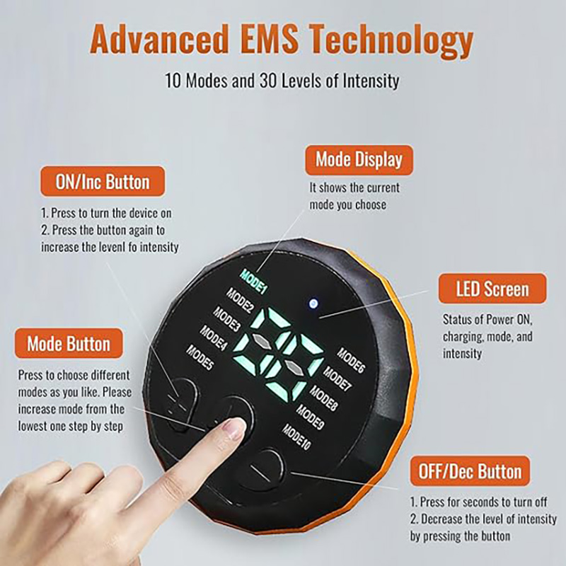 USB Oplaadbare EMS Spiertraine - Smart Home Gym recensie en prijs