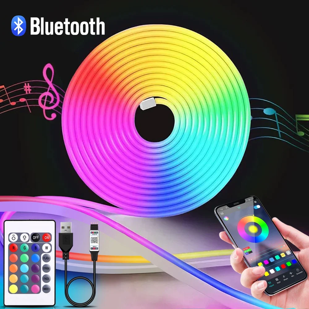 1-5m RGB LED Neon Strip Licht  - Smart Home Room recensie en prijs