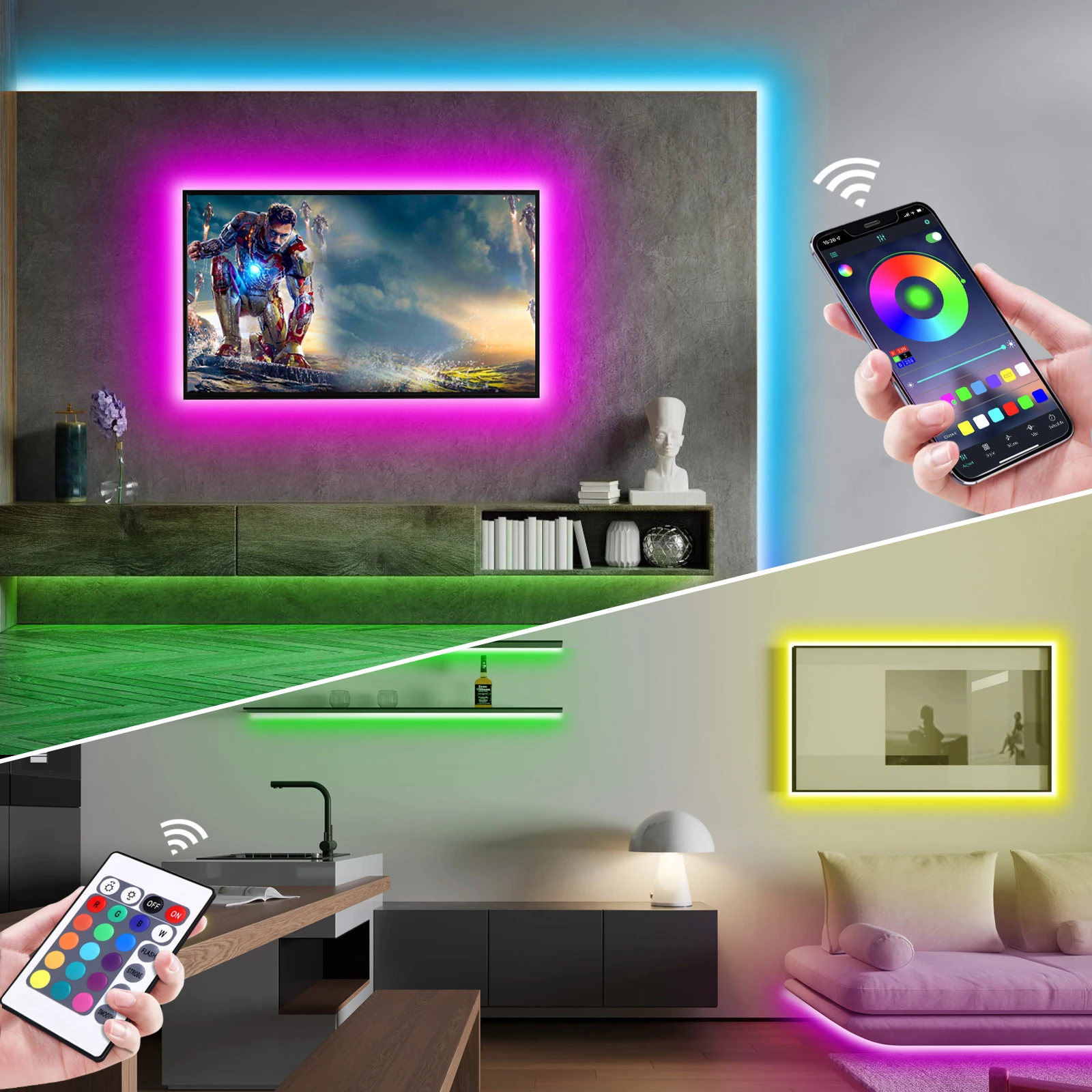 1-5m RGB LED Neon Strip Licht  - Smart Home Room recensie en prijs